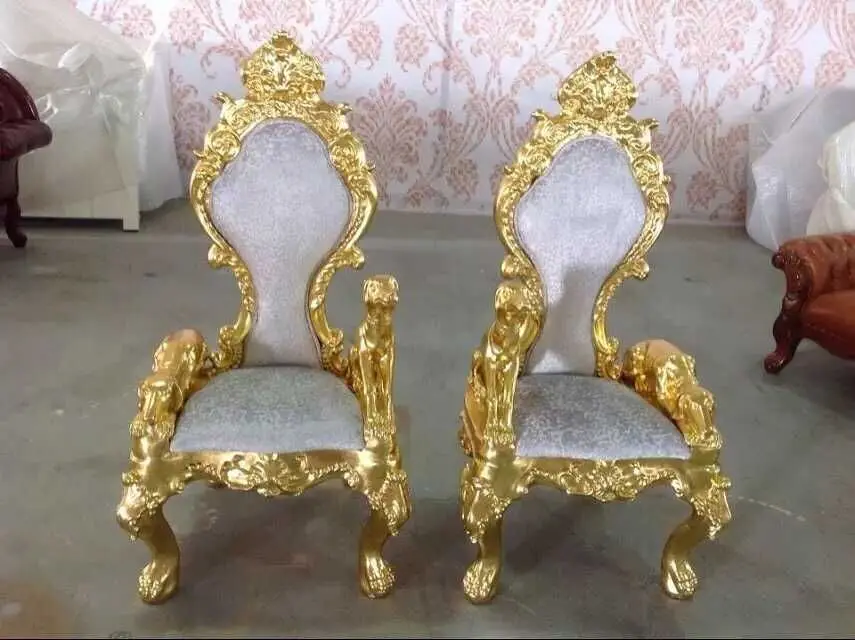 Elegant High Class King Throne Chair With Shining Paint Buy Wedding Cheap High Back King