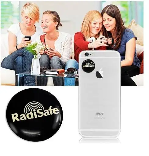 2018hot manufacturer reailycell phone Radisafe anti radiation sticker test by Morlab lab shiled Radi Safe 99.8%