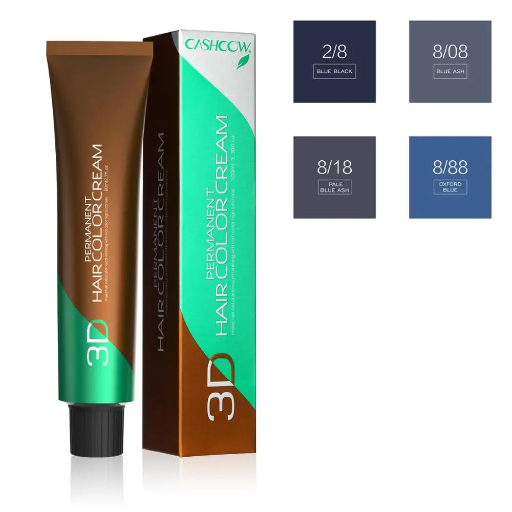 

Hair Dye Brands Cashcow Hair Colours - Professional hair dye cream Blue Color