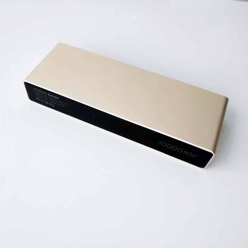

Free shipping Cell Phone Charger Case Aluminium alloy 10000mAH mobile power bank