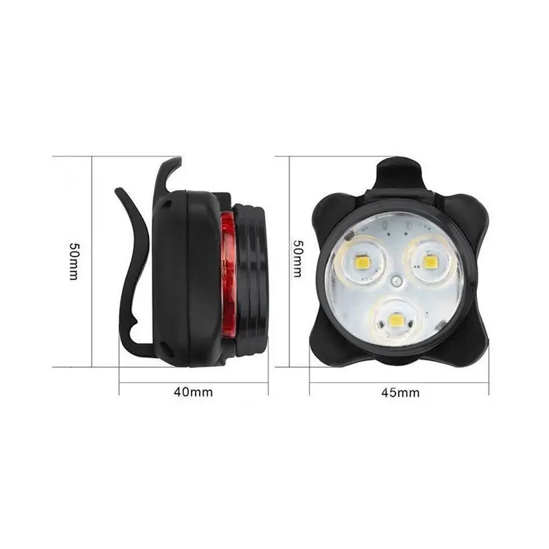 
Rechargeable Bicycle Light Set 4 Modes Rear light Bike USB charging 