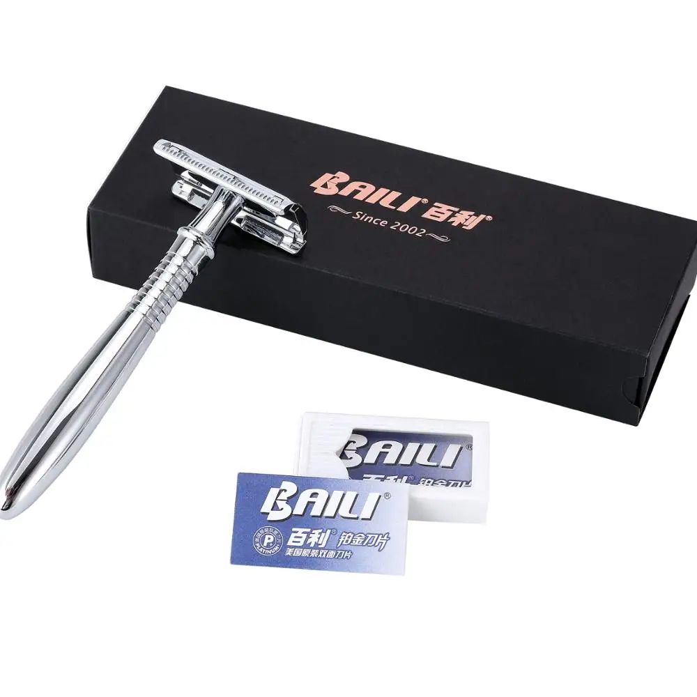 

Brand Name Safety Shaving Razors With Double Edge Blade, N/a