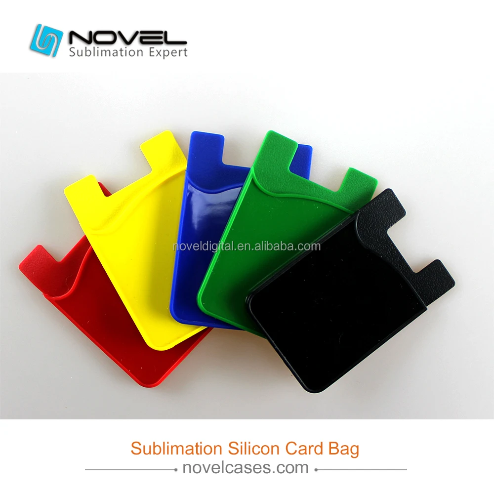 

2017 New Arrival Sublimation Silicone Card Bag Holder, N/a