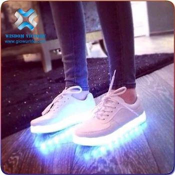 sapato com luz de led