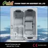 three pillow hot tub spa with led ligthing system