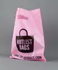 Biodegradable Custom Design Shopping Packing Personalised Die Cut Merchandise Handle Plastic Bags With Print