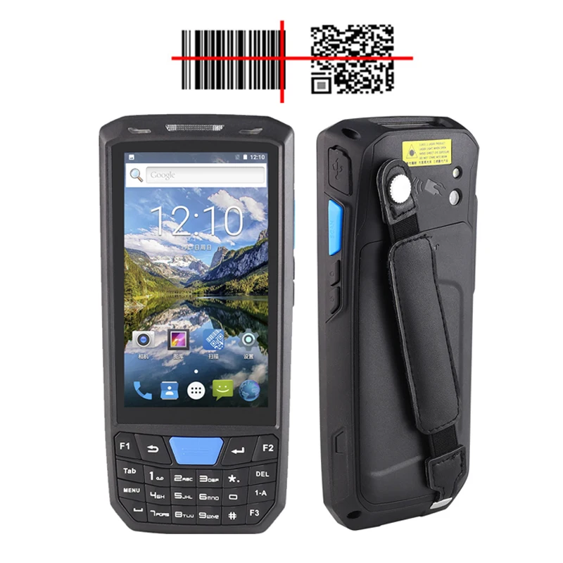 

Lecom 1D 2D barcode scanner pda android courier handheld device warehouse scanner for DHL UPS EMS express data entry equipment