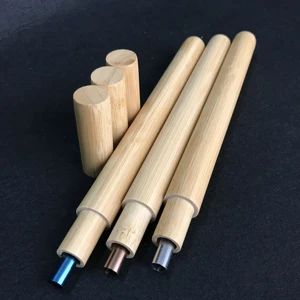 Image of Reusable Eco-friendly bamboo straws case, bamboo straw holder