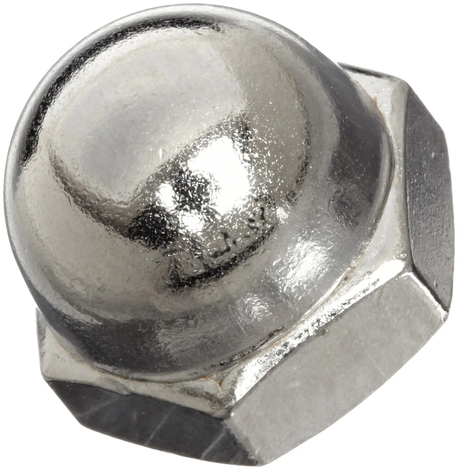 Right Hand Threads Pack of 10 18-8 Stainless Steel Acorn Nut 1//4-20 Threads