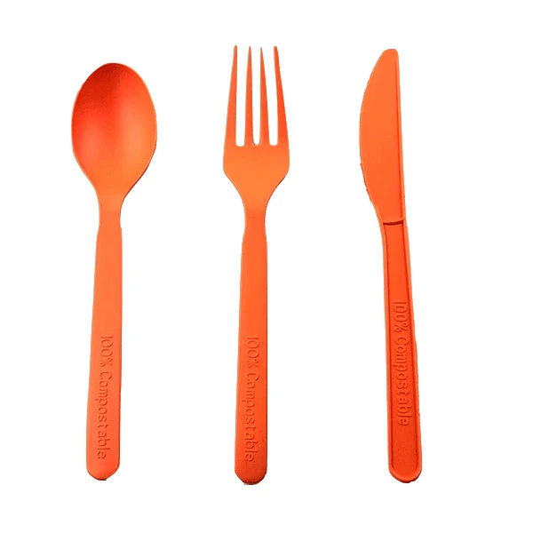 

EcoNewLeaf 100% Compostable Biodegradable Flatware Cake Cutlery Set Pack Disposable Different Kinds of Flatware Set Tableware 7'