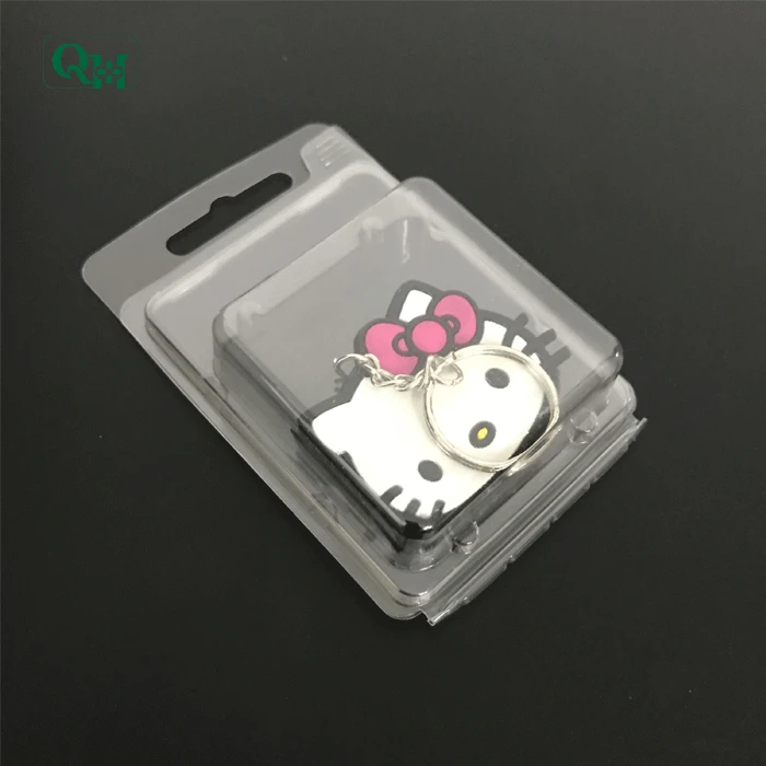 High quality blister packaging PET for Hello kitty key ring