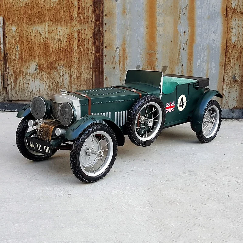 1952 Wholesale Vintage Car Model Large Size 136cm Green Metal Car Model