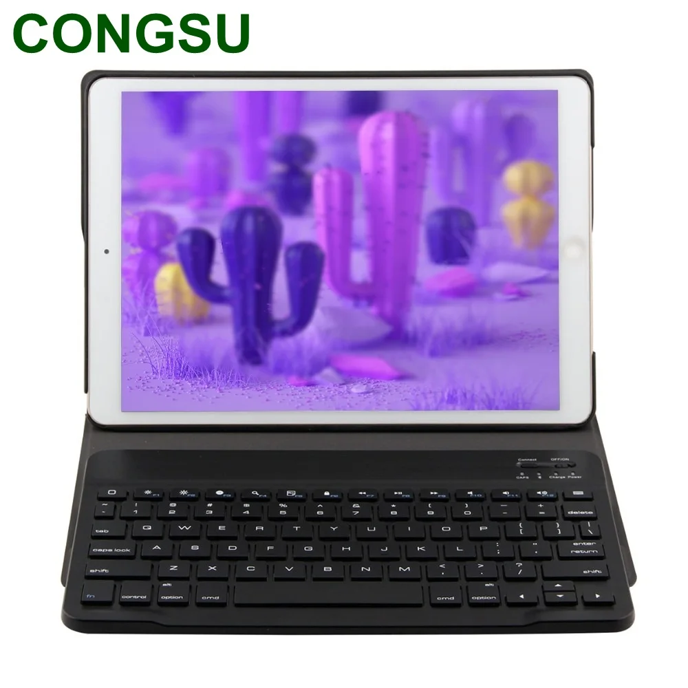 

Comfy Tablet Wireless Keyboard Case for Apple New iPad 9.7 2018 2017/Air/Air 2