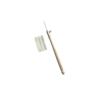 Image of Tambour Hook With 3 Needles 70 90 100 Embroidery Beading Crochet Set Tool Kit