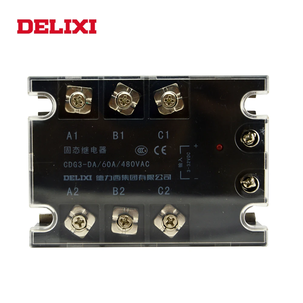 Delixi Cdg3 China 10a To 200a Three Phase Solid State Latching Relay