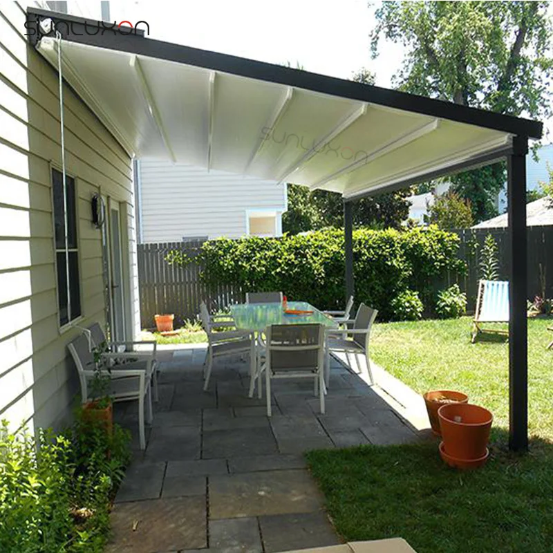 Balcony Rain Protection Waterproof Motorized Retractable Side Awning Balcony Rain Protection Waterproof Motorized Retractable Side Awning