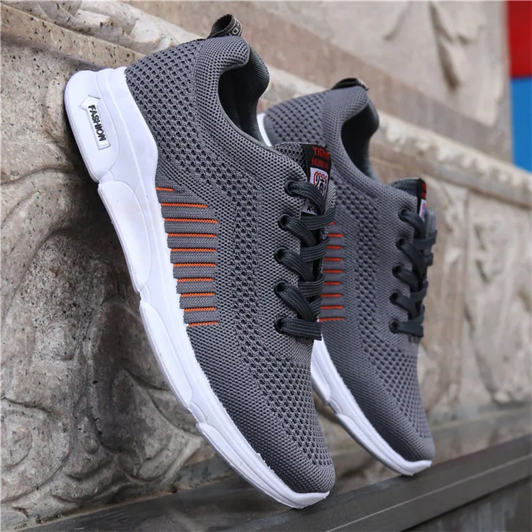 

Men's Lace-up Sneaker Casual Shoe Men Sport Shoes, Grey,black,blue