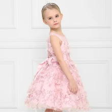 2016 Summer Flower Girl font b Dresses b font Romantic Chiffon font b Fancy b font