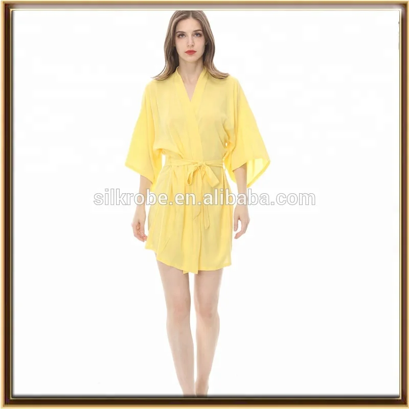 
Stock wholesale plain color cotton bath robe 