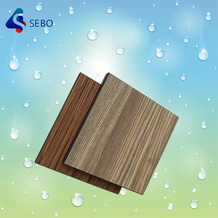 0.7mm 1mm 2mm 3mm Waterproof HPL Wood Grain HPL Door Laminate