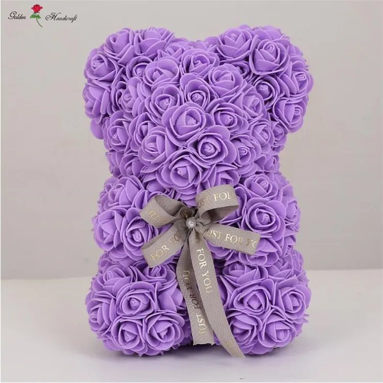 foam rose teddy