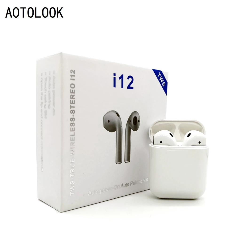 

2019 Wireless Earbuds wireless Earphones i12 tws i9s i3 tws with Mic Stereo bass earphone Truly Wireless noise canceling earbuds