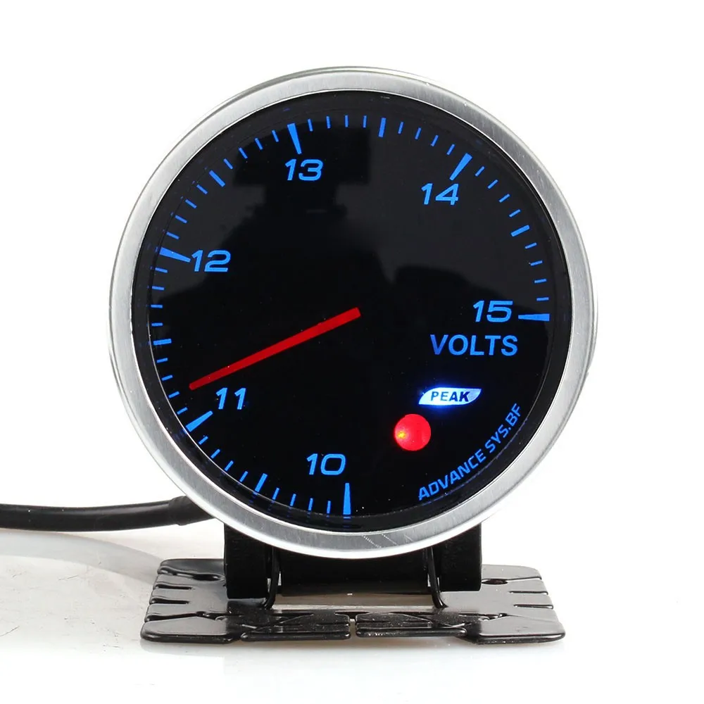Car Auto 2.5" 60mm 7 Colors Defi Advance Bf Volt Voltage Gauge Meter