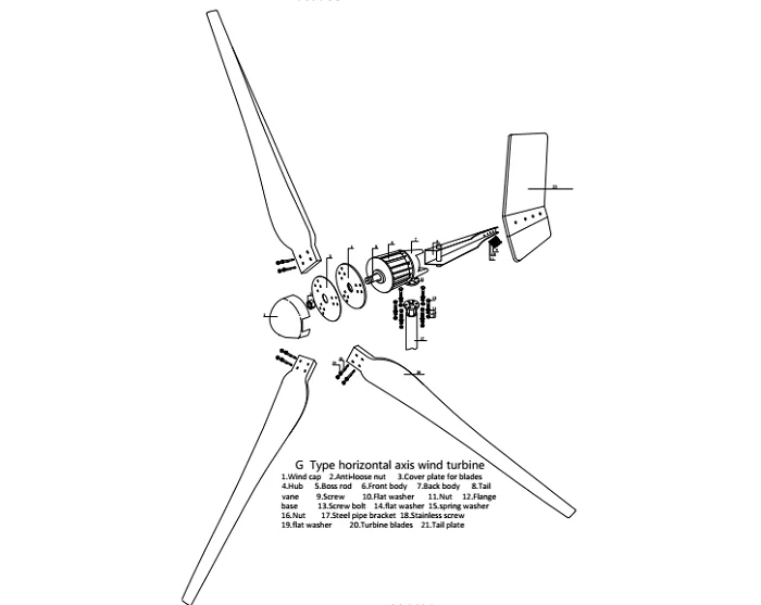 5kw Wind Turbine Generator 220v For Residential Home Use Buy Wind