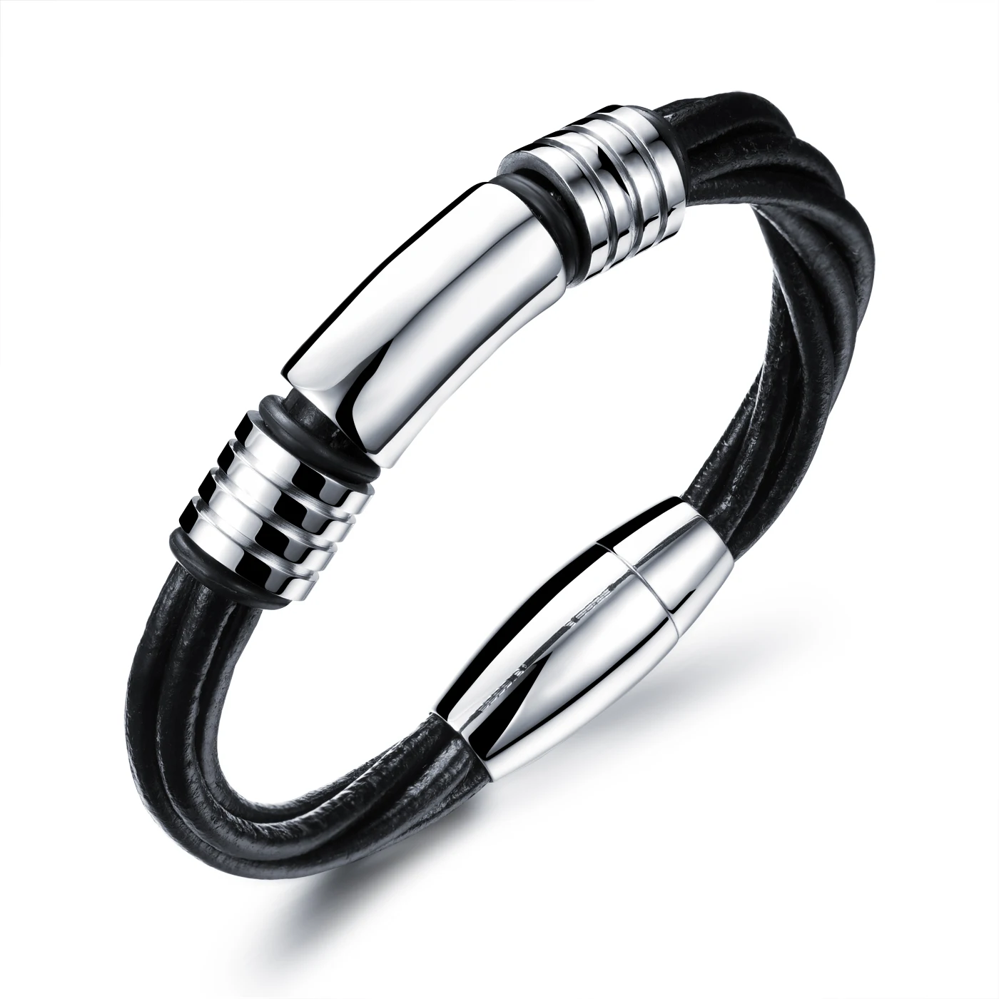 

Cheap custom silver stainless steel bangle mould silicone bracelet with best price