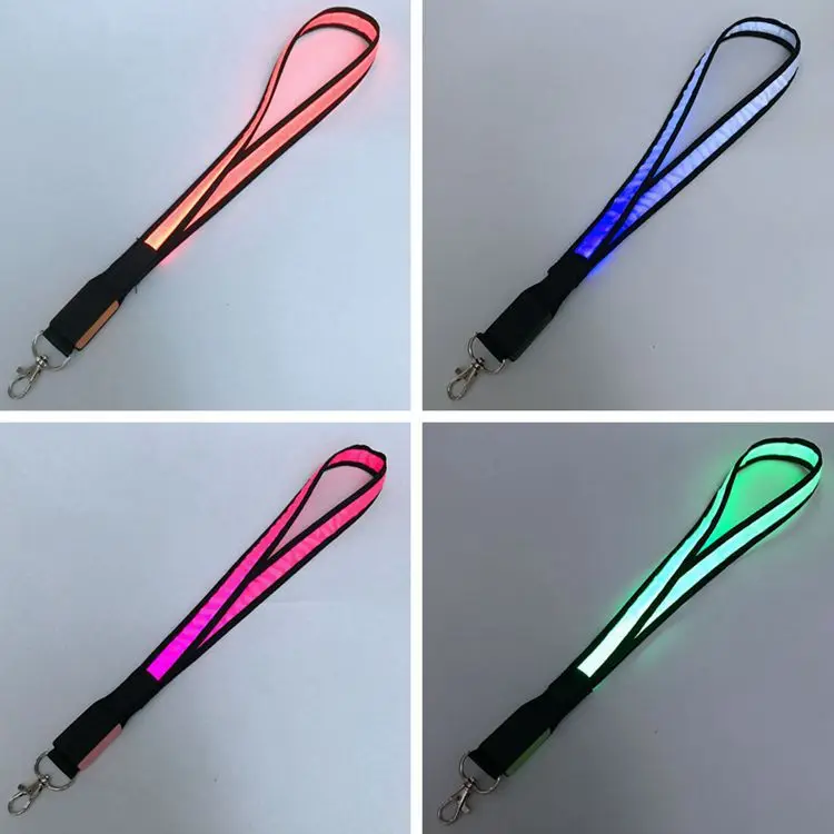 LED nylon lanyard5