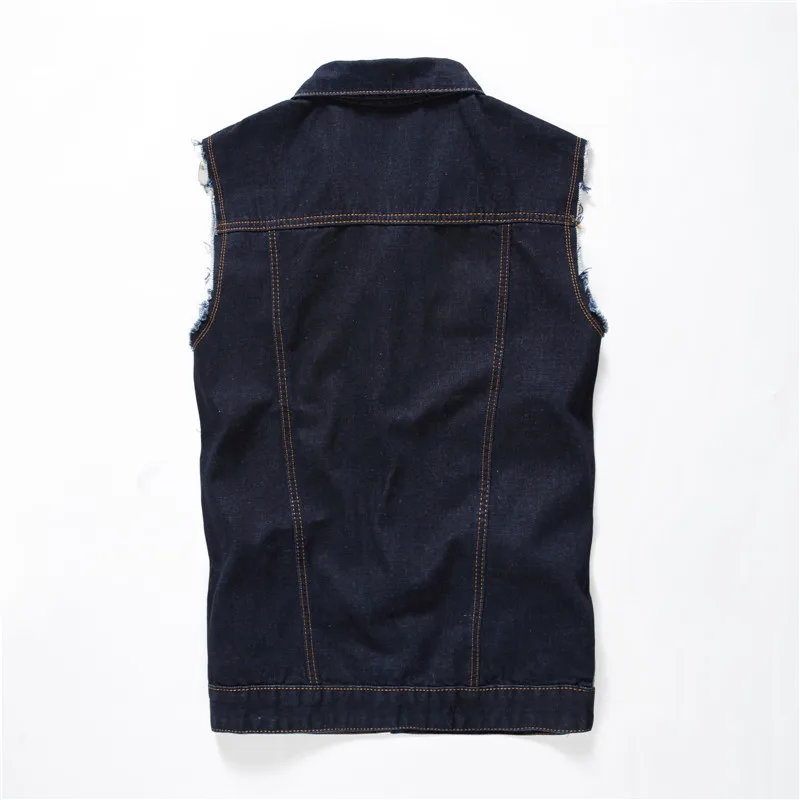 Chaqueta Vaquera Sin Mangas De Los Hombres - Compra lotes