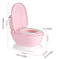 

My Potty Friend, Kids Toilet Training Seat with Sounds, Potty Chair with Sound and Simulated Flushing Tissue Box