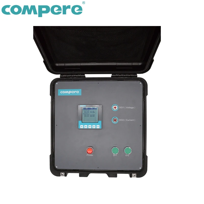 Portable three phase smart harmonic power energy quality analyzer meter with digital input and output