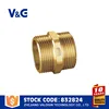 Whole Certificate Approved 11/4 Inch brass coupling cross end cap