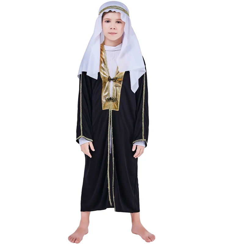 

Children'S Day Greek Halloween Cosplay Costumes Kids Perform Aladdin Prince Middle East Dubai UAE Show Arab Clothes XQ1137, As picture