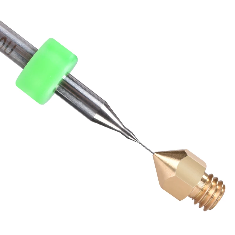 Biqu 3d Printer Nozzle Cleaning Kit Drill Bits 0.2mm 0.5mm Nozzle Head