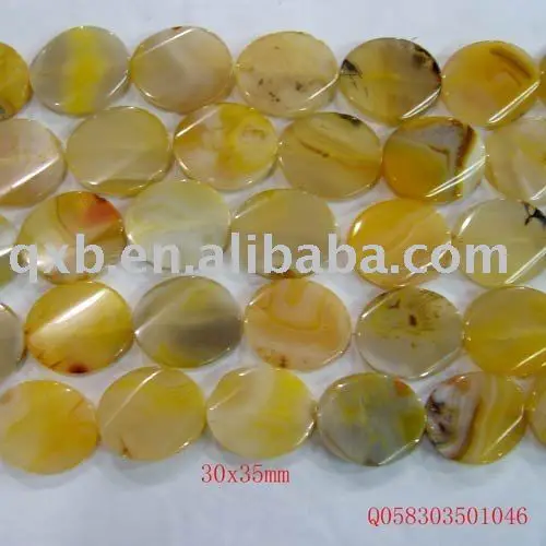 yellow agate stone