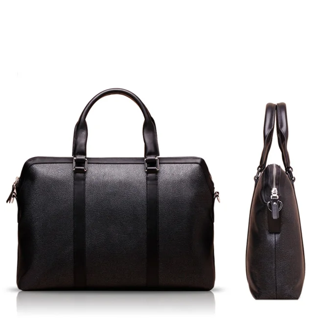

Business Men Document Briefcase Leather Laptop Bag Vintage, Coffee, black, blue