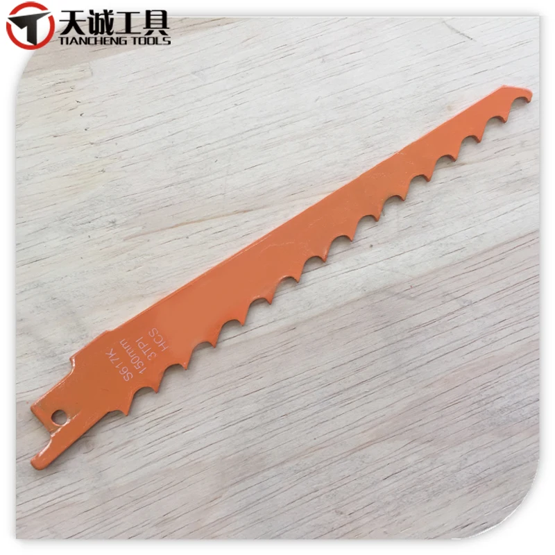 6/" 150MM 50 S617K RECIPROCATING SABRE SAW BLADE FOR WOOD 3TPI WOOD CUTTING