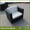 outdoor furniture rattan sofa sectional L shape sofa single sofa