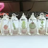 2017 new arrival Promotion gift plant baby keychain/pet cactus keyring/christmas baby tree