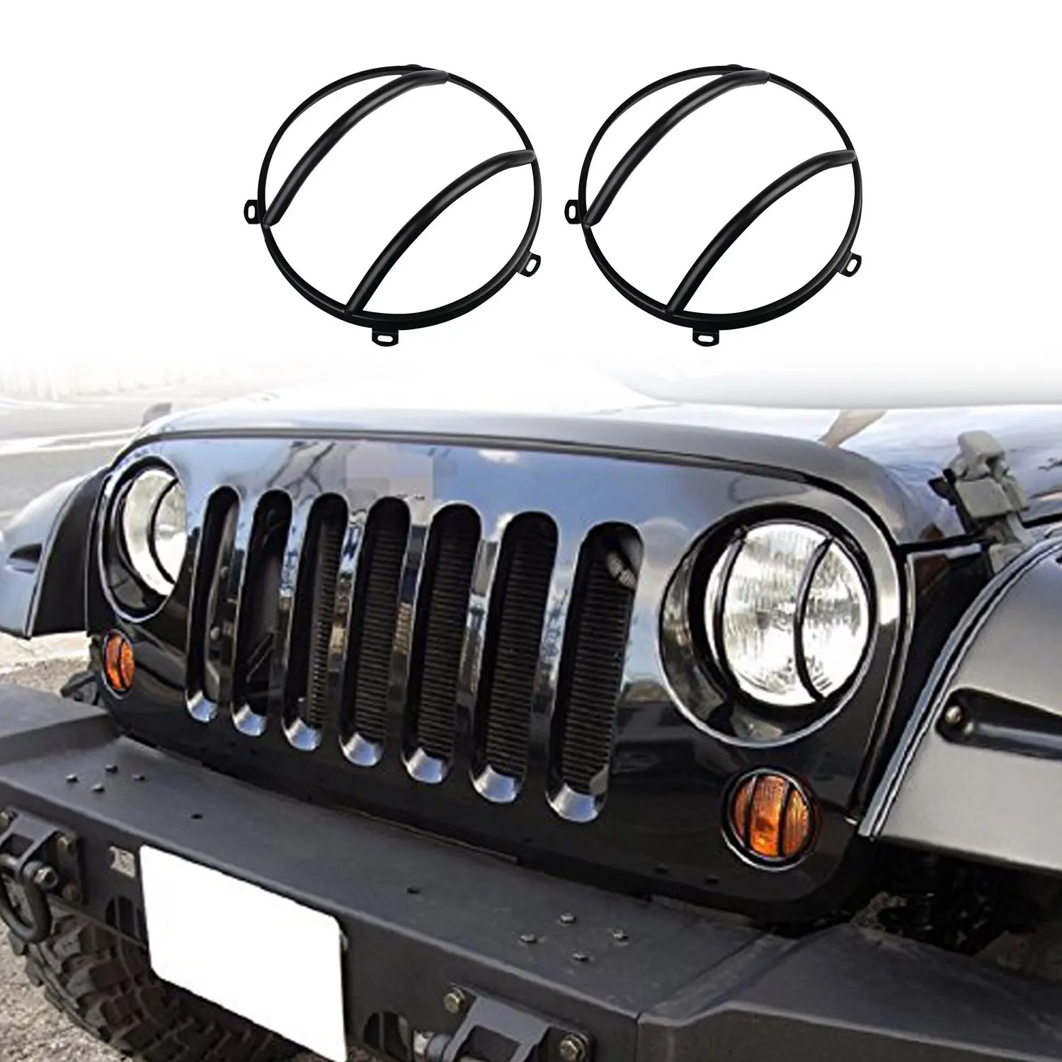 headlight covers for jeep wrangler