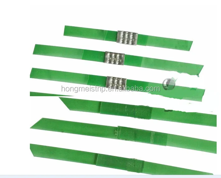Green Embossed  Poly Cord Strapping Smooth polyester pet strapping