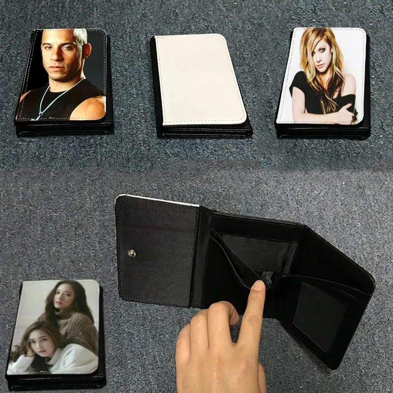 

For Father's Day Printing ,Sublimation Blank Leather Man Wallet Purse