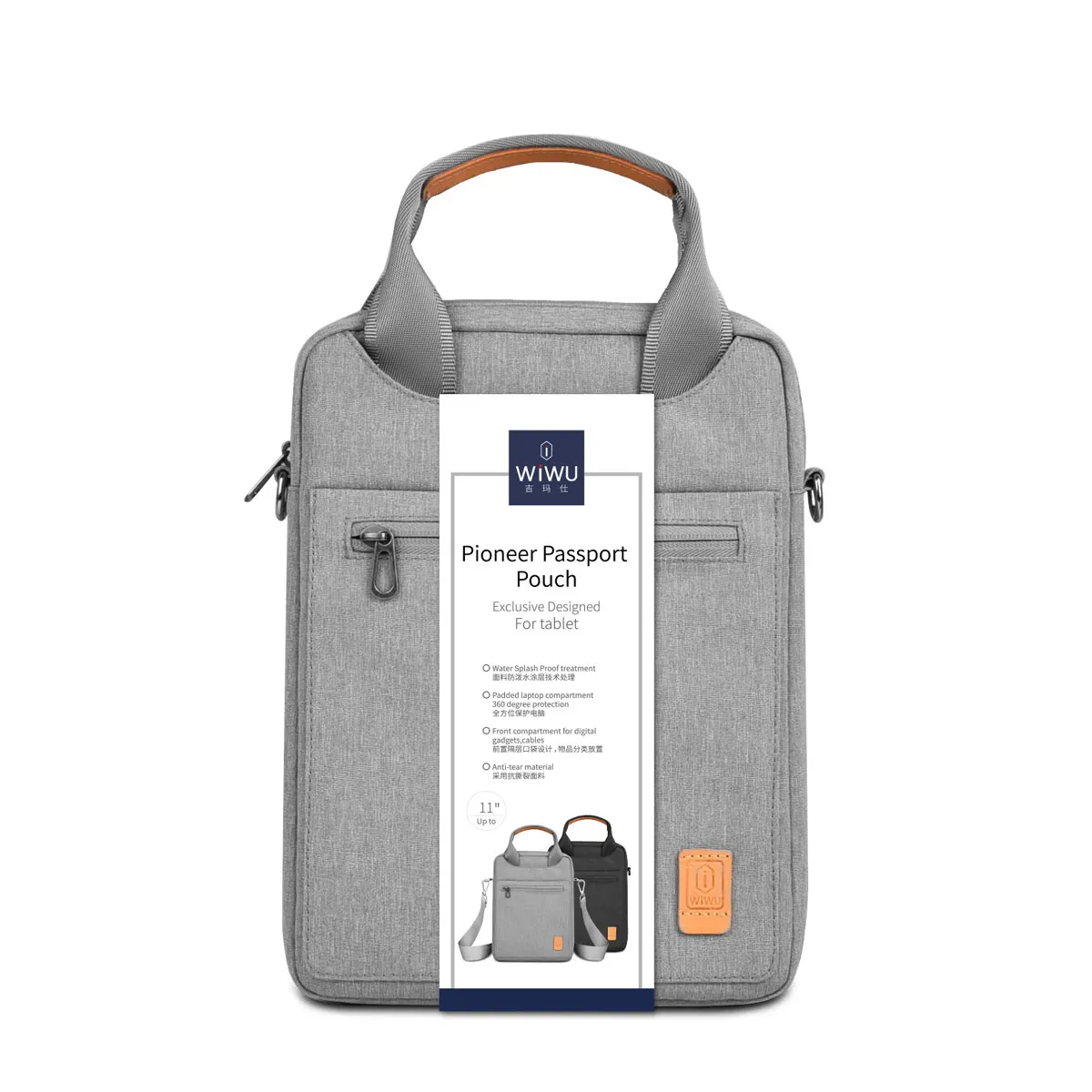 

wiwu Cheap Factory Price laptop bags 15.6 inch laptop sleeve, Black/gray