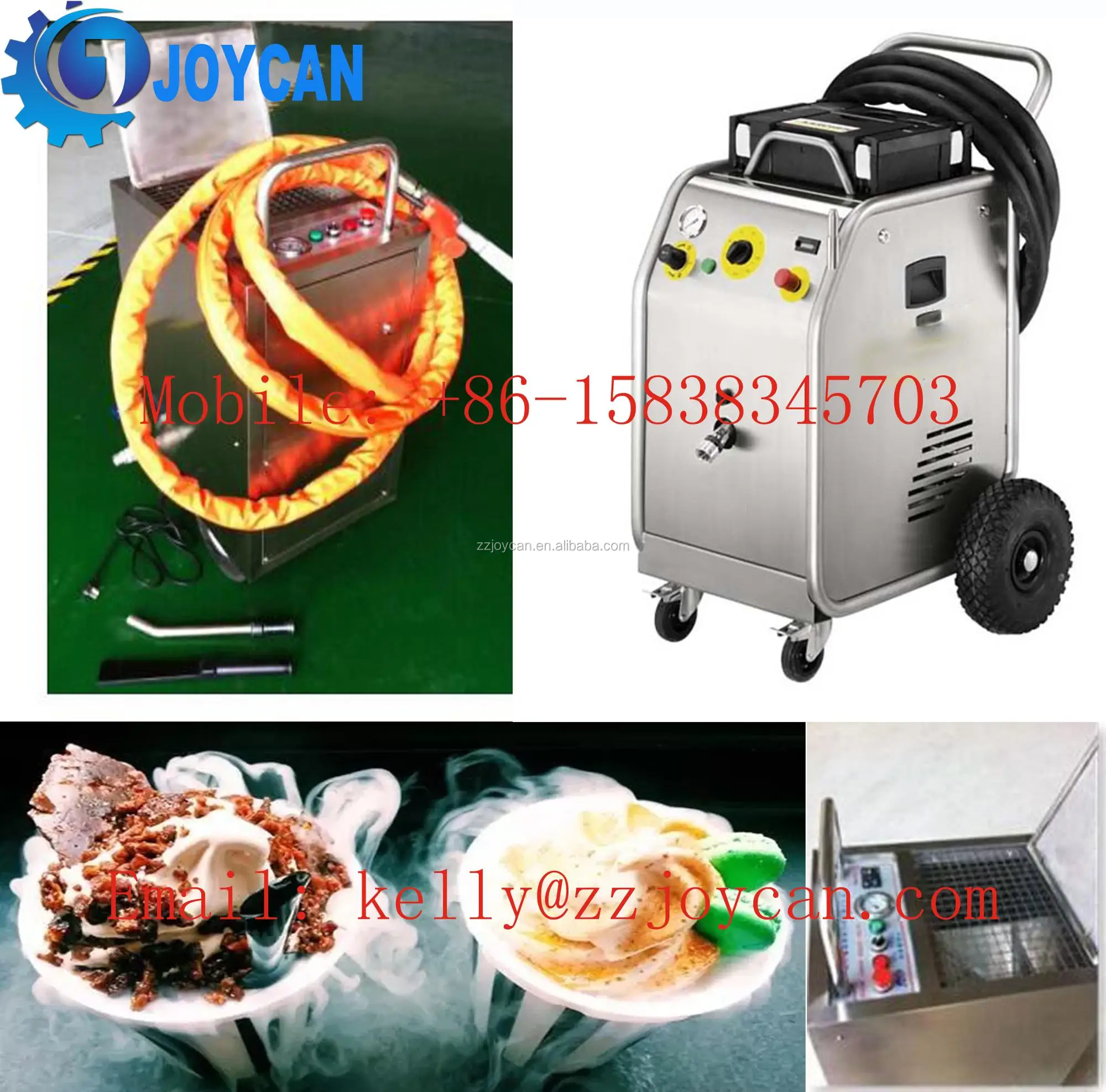 Manual Mini Dry Ice Pelletizer Machine Dry Ice Cleaning And Washing