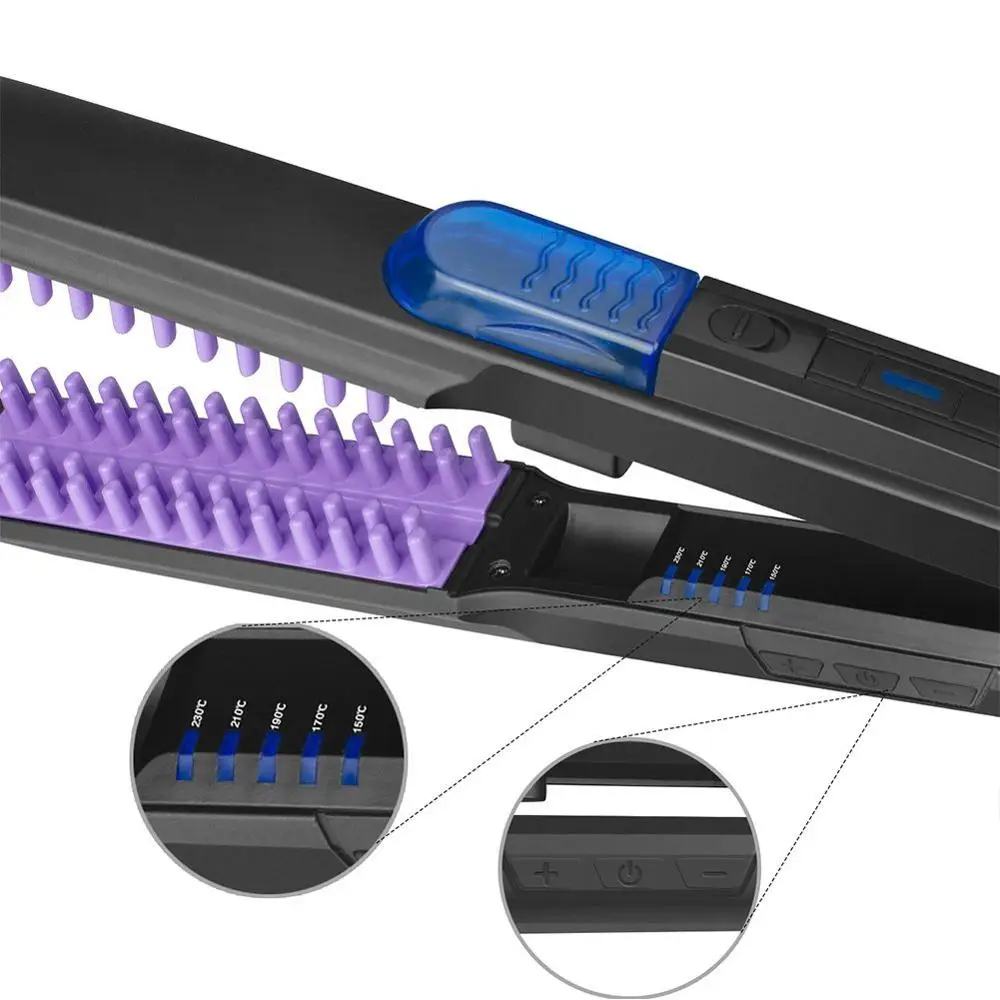 steam flat iron with teeth