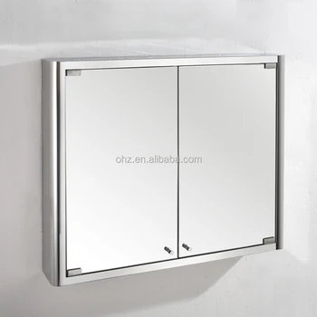 7004 Bathroom Stainless Steel Medicine Cabinet With Two Mirror