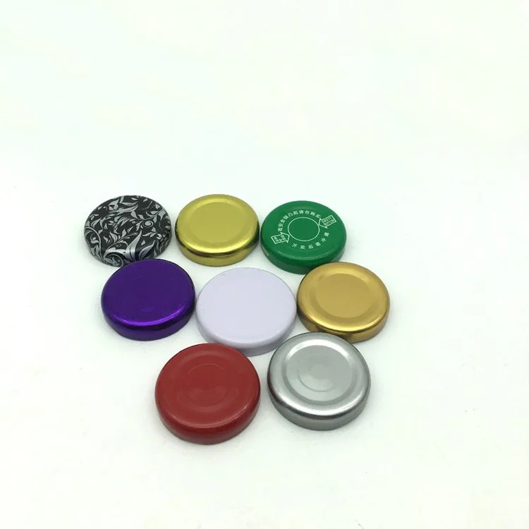 Colored Silver Golden Screw Tin Lids For Glass Jars,Twist Off Lug Cap