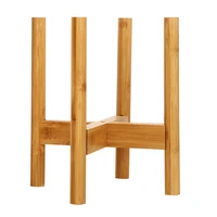 

Modern Adjustable Bamboo Flower Pot wood plant stand